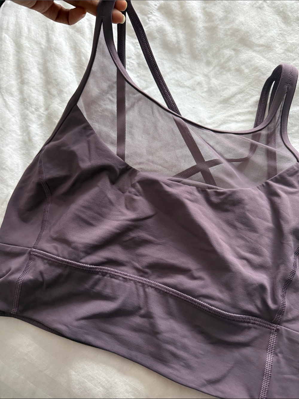 lululemon athletica Plum Crisscross Strappy Sports Bra - Picture 2 of 2